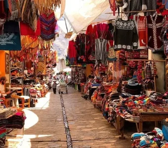 The craft market of Pisac